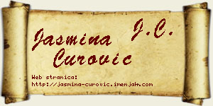 Jasmina Čurović vizit kartica